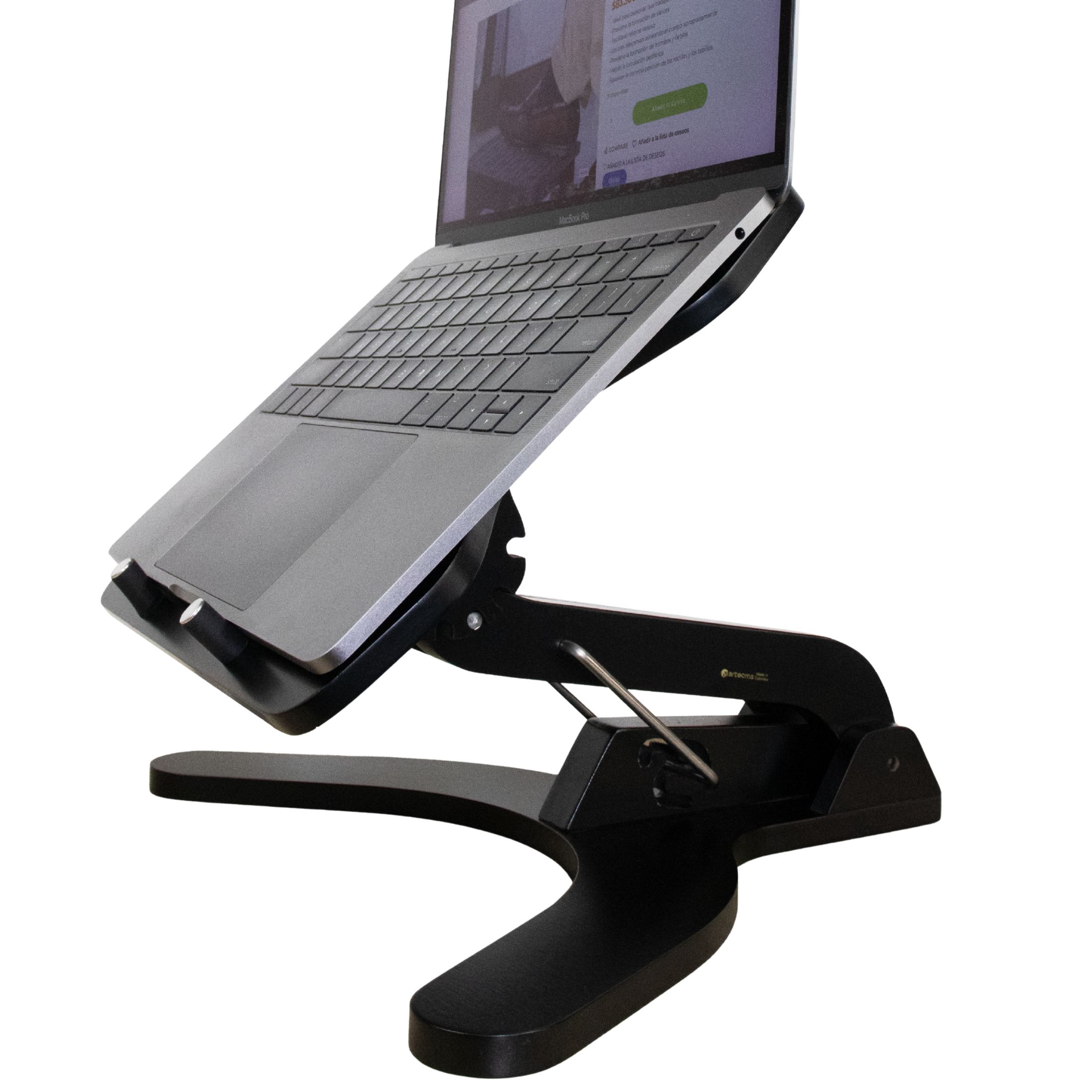 Soporte ergonómico multifuncional para laptop y tablet / Ajustable a 4 alturas